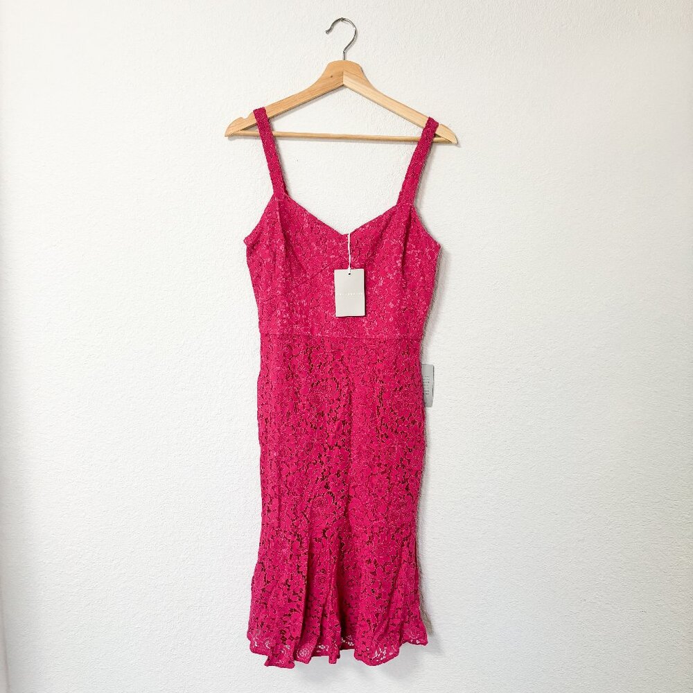 NWT Chelsea28 Pink Tank Lace Dress Size 4